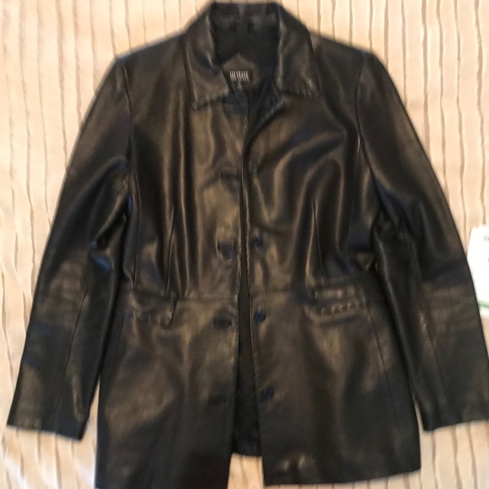 Black leather Jacket